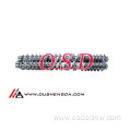 Screw feeder for twin screw extruder